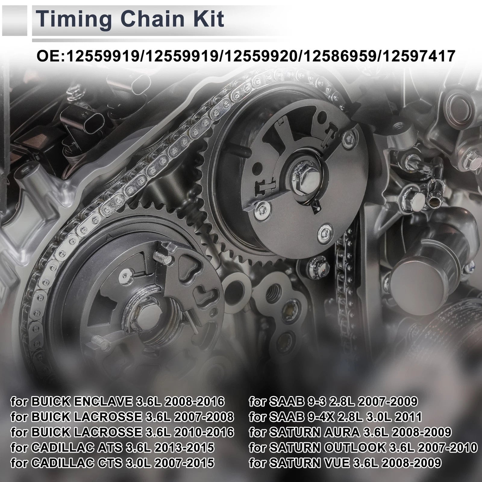 Timing Chain Kit No. 12597417 for Buick Pontiac 