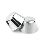 Chrome Front Axle Cap Nut Covers for Harley Sportster Dyna Road Glide