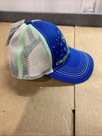 Calcutta Cap BRS121030 for Youth Blue/White Adjustable Mesh (NWT)