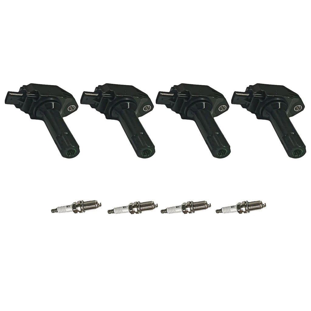 Set of 4 Ignition Coils & Iridium Spark Plugs for Subaru Forester (2014-2016)