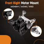 4X Engine Motor & Trans Mount for Nissan Sentra (2007–2012) A4318 CVT