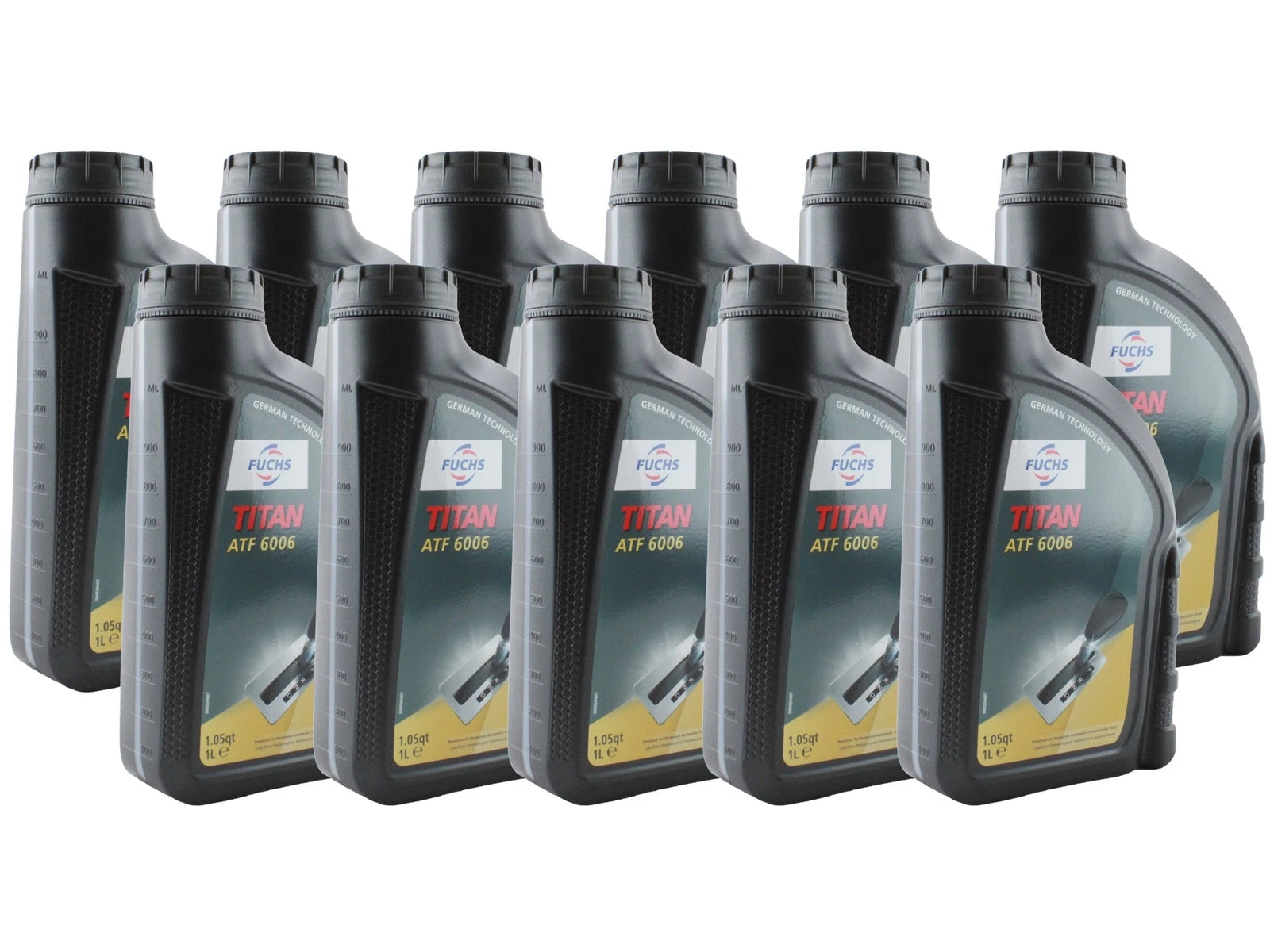 Set of 11 Fuchs TITAN ATF 6006 Auto Transmission Fluid 1L for Audi BMW Jaguar