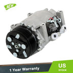 A/C Compressor with Clutch for Honda Acura TSX (2004–2008)