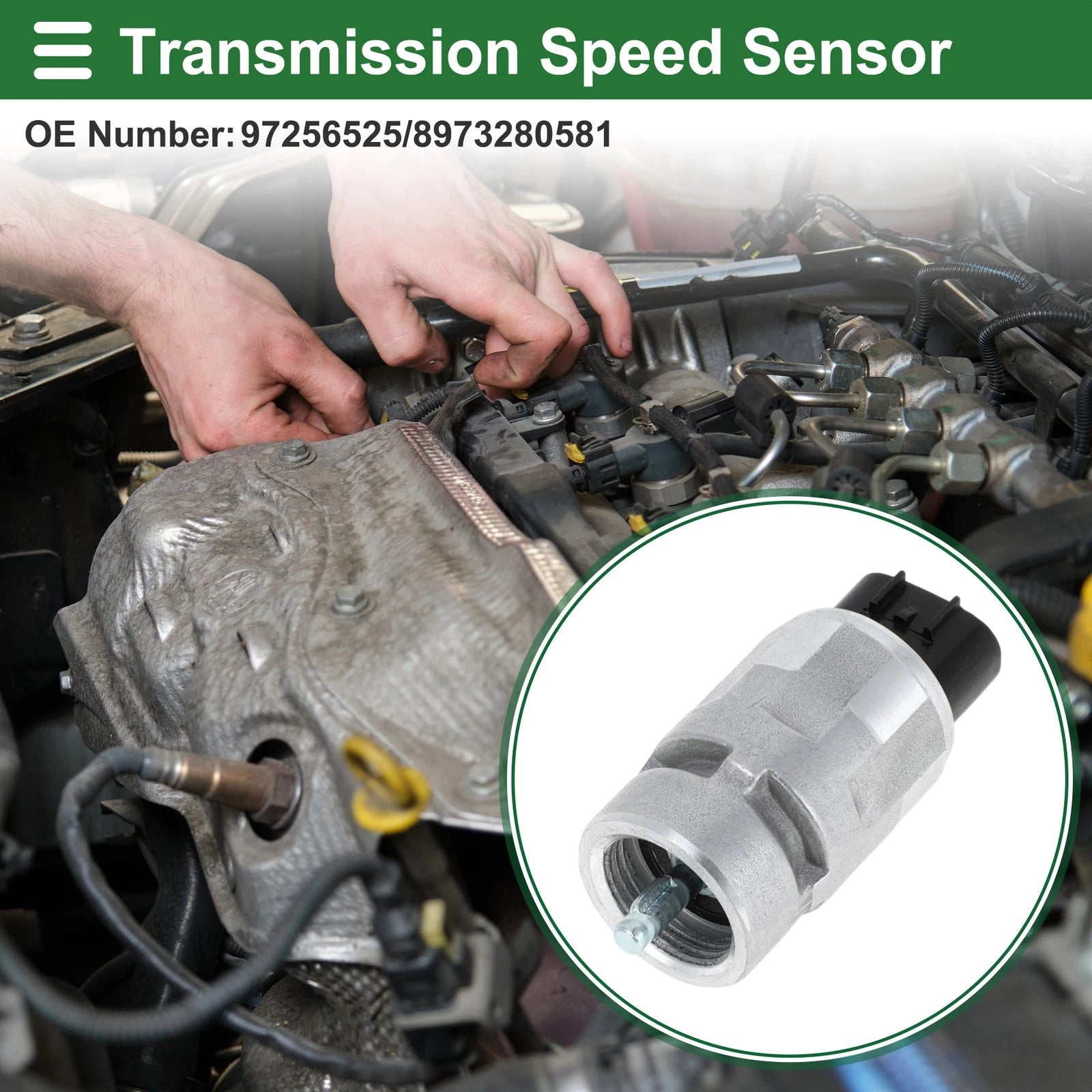Transmission Speed Sensor for Isuzu Rodeo (1999–2004) No. 8973280581