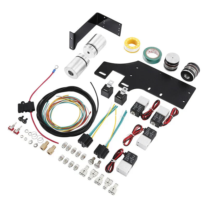 Front Air Ride Lowering Kit & Rear Suspension Tank for Road Glide (2014-2025)