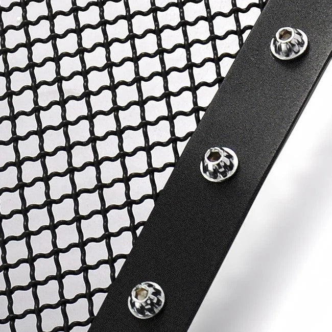 Stainless Black Mesh Rivet Grille for Jeep Wrangler JK (2007-2018)