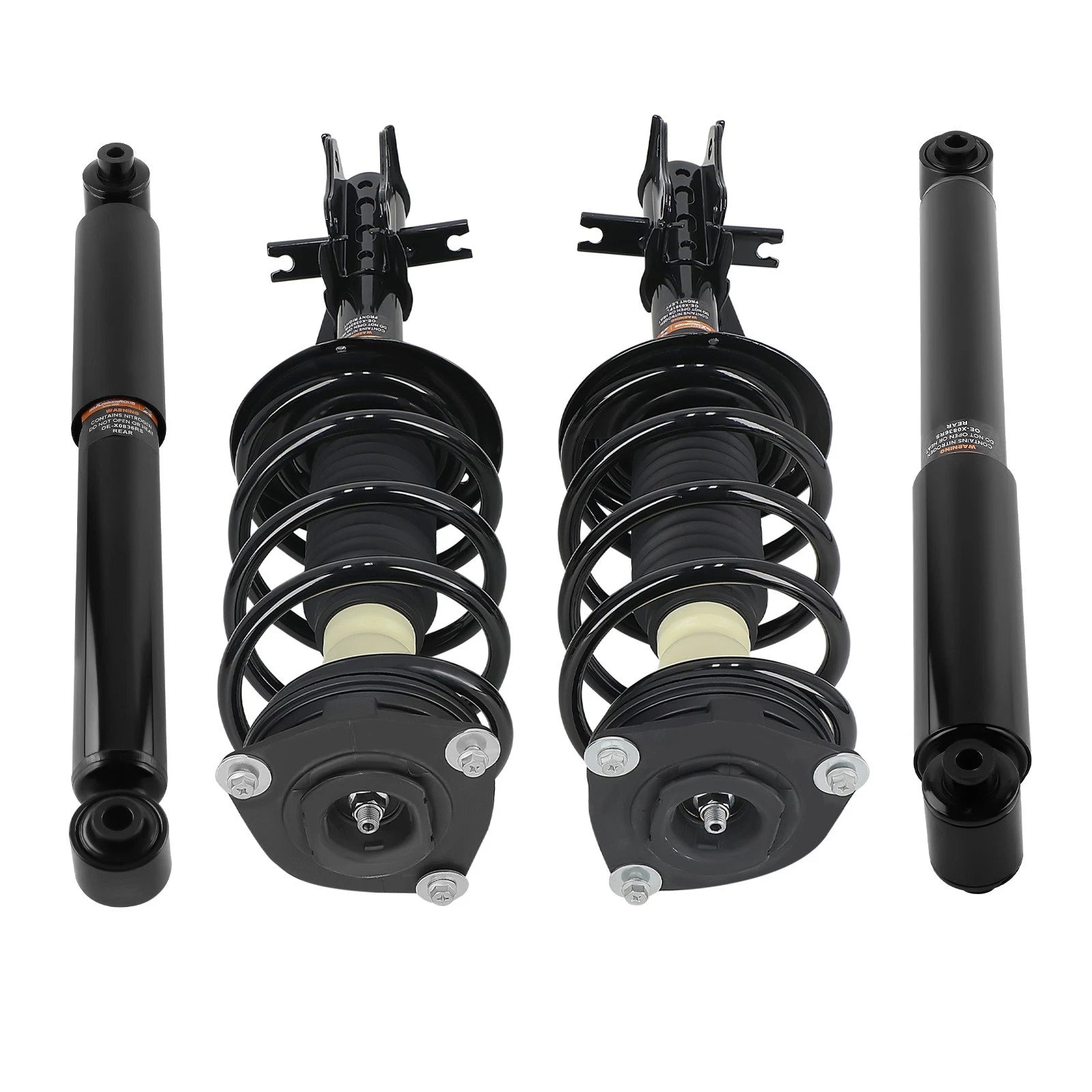 Set of 4 Complete Struts Shocks for Nissan Sentra (2007–2012)