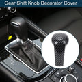 Carbon Fiber Gear Shift Knob Decorator Cover for Mazda CX-5 (2017–2023)