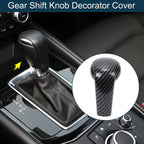 Carbon Fiber Gear Shift Knob Decorator Cover for Mazda CX-5 (2017–2023)