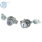 Set of 2 Door Lock Cylinders for Honda Civic (2003–2005) w/ 2 Keys
