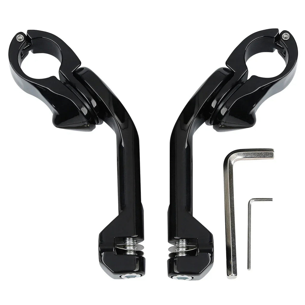 1 1/4" Angled Adjustable Highway Footpeg Mount for Harley