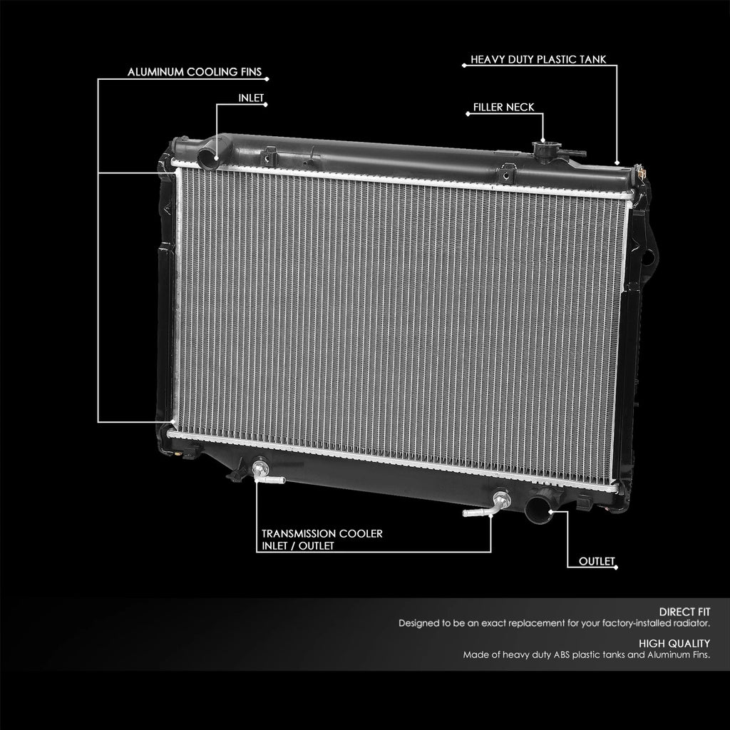 Aluminum Replacement Radiator for Lexus LX450 (1993–1997) DPI 1918