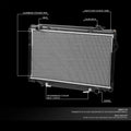Aluminum Replacement Radiator for Lexus LX450 (1993–1997) DPI 1918
