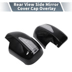 Pair Rearview Mirror Cover Overlay Gloss Black for Lexus RX330 RX350 (2003)