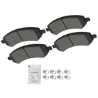 Set of 4 Front Brake Pads for Dodge Dakota Durango Ram 1500 (2005–2010)