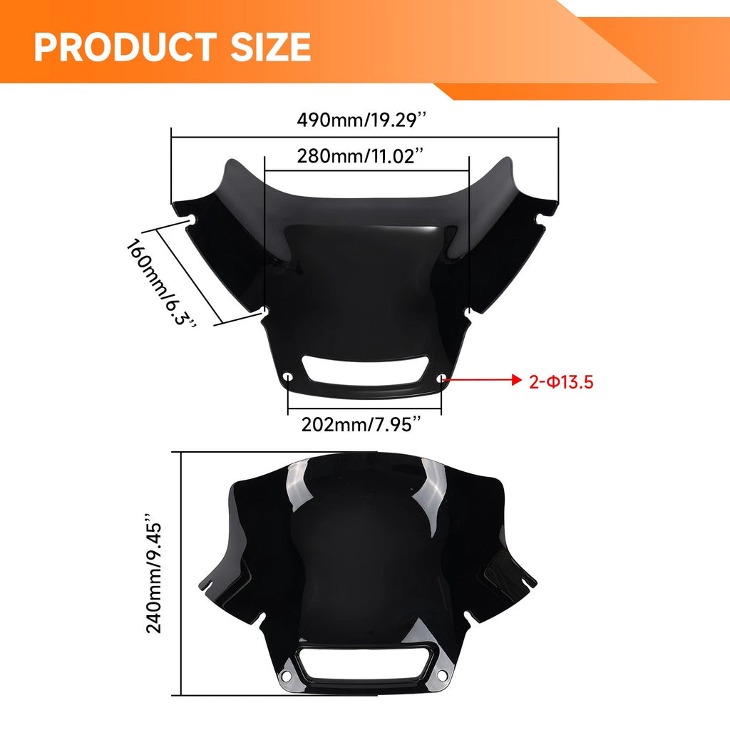 Front Windshield for Harley Softail Low Rider ST FXLRST (2022–2025)