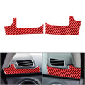 2X RHD Carbon Fiber Dashboard Air Outlet Cover Trim for Toyota Tundra (2014–2021)