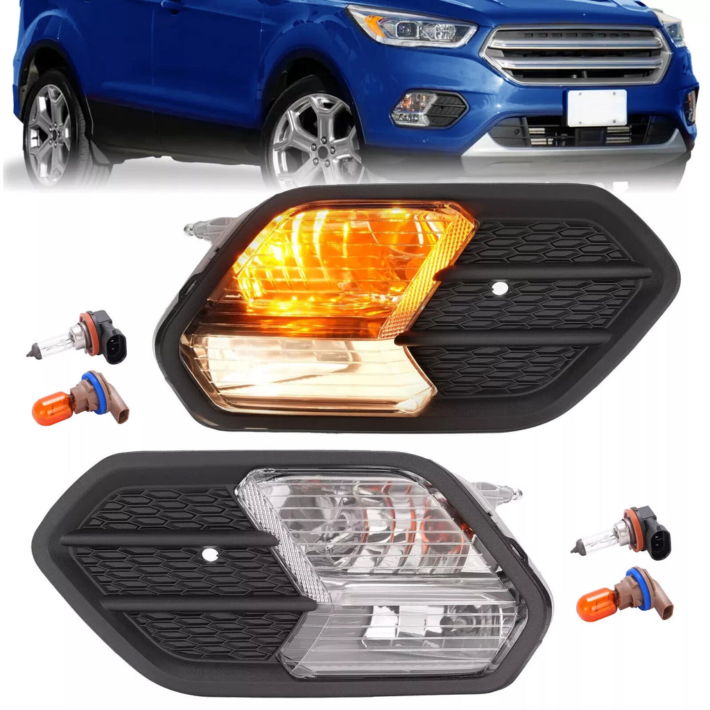 Set of 2 Fog Lights for Ford Escape Kuga (2017-2019)