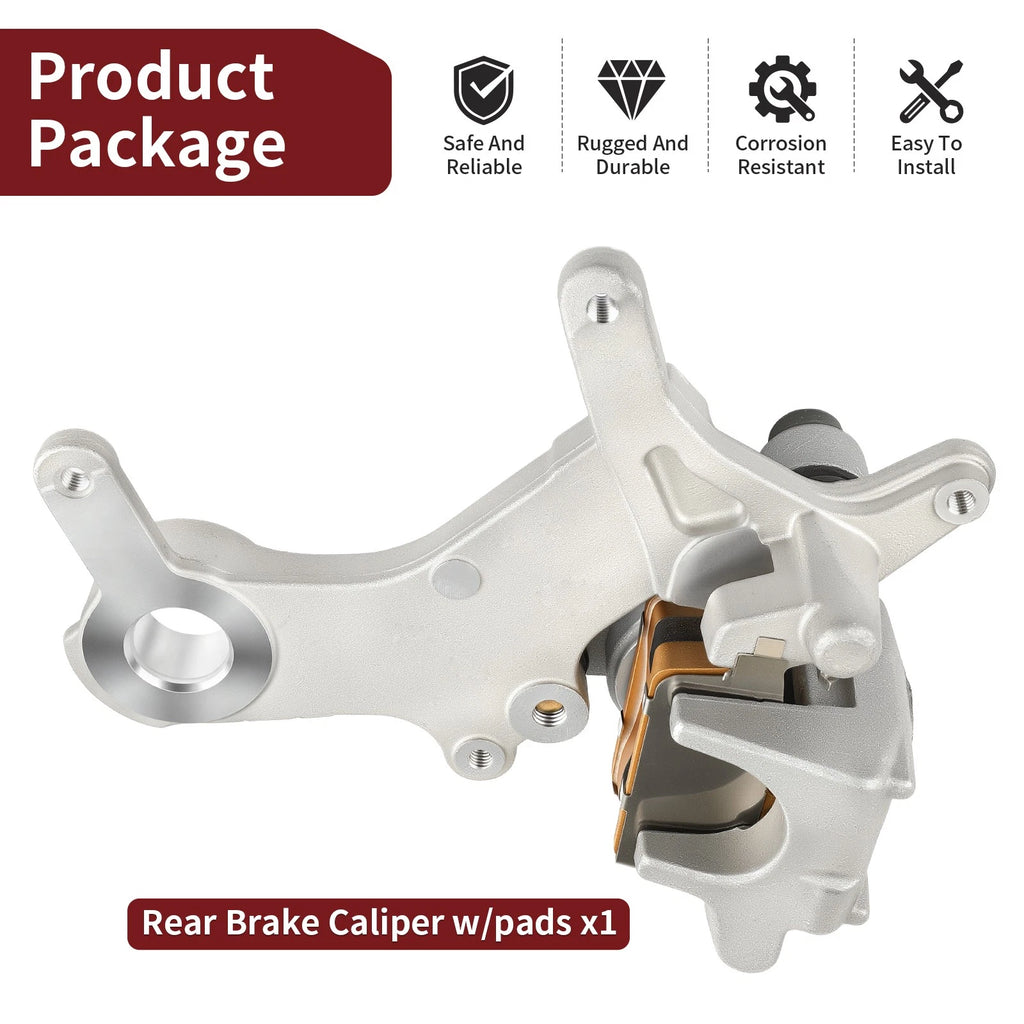 Rear Brake Caliper with Pads 43150-KZ3-B01 for Honda XR650R (2000–2007)