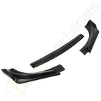 Front Bumper Lip Cover Trim for Hyundai Genesis Coupe (2013–2016) - Painted Black