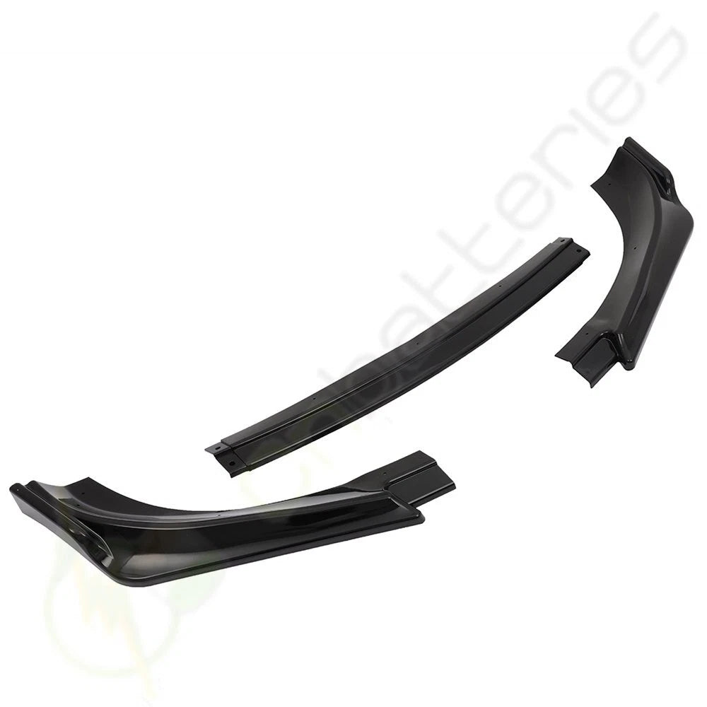 Front Bumper Lip Cover Trim for Hyundai Genesis Coupe (2013–2016) - Painted Black