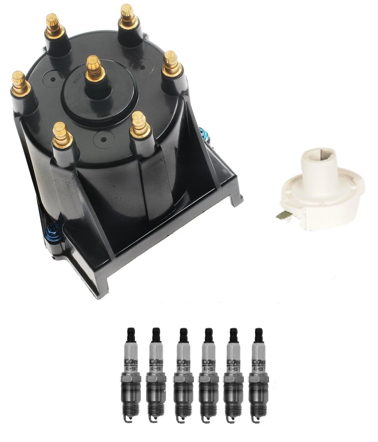 Distributor Rotor Cap & Spark Plugs .045 Kit for Camaro Firebird (1989–1992)