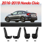 Mud Flaps for Honda Civic Sedan 2016-2019 (4-Piece)