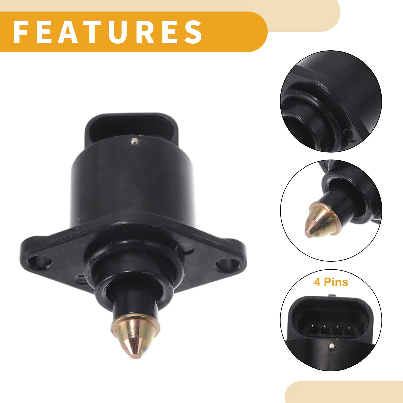 Idle Air Control Valve for Jeep Cherokee (1991–1996) No. 17119281