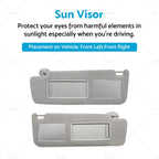 LH+RH Sun Visor for Toyota Prado (TRJ120, RZJ120, KDJ120, LJ120, KZJ120)