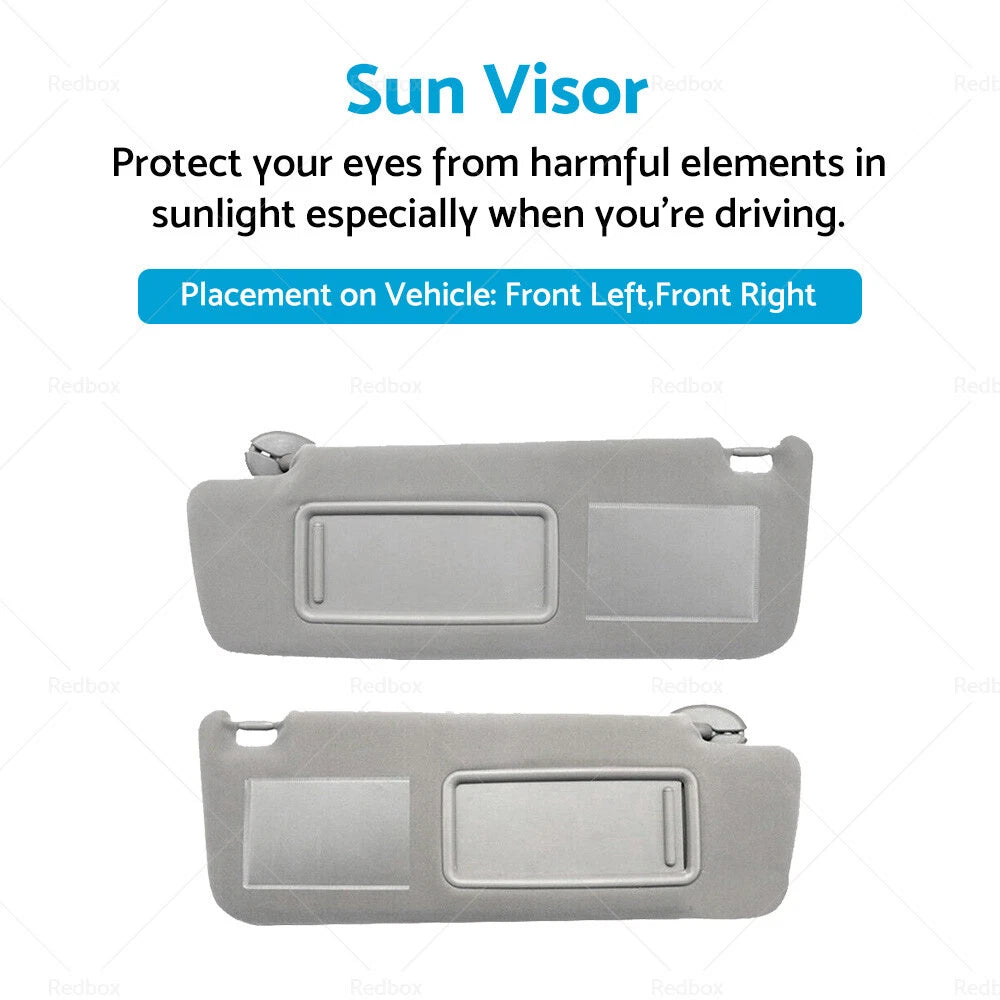LH+RH Sun Visor for Toyota Prado (TRJ120, RZJ120, KDJ120, LJ120, KZJ120)