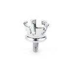Rear Seat Bolt Tab Screw Mount for Harley (1996–Present) Chrome