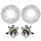 Front Brake Calipers & Disc Rotors for Yamaha Grizzly 660 4x4 (2002–2008)