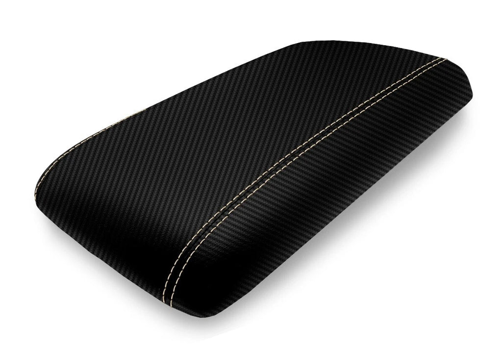 Console Lid Armrest Cover for Ford Expedition (2003–2006) Carbon Fiber