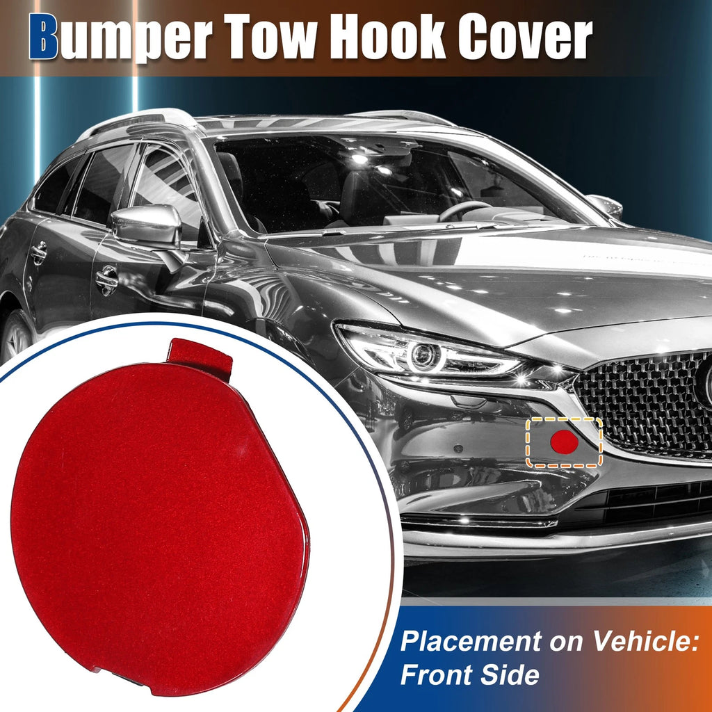 Tow Hook Cover for Mazda 6 Atenza (2018–2021) No.GW6T50A11AA Red