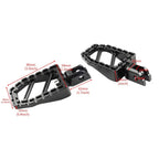 CNC Front Foot Pegs for Harley Softail Fat Boy Low Rider (2018-2023)