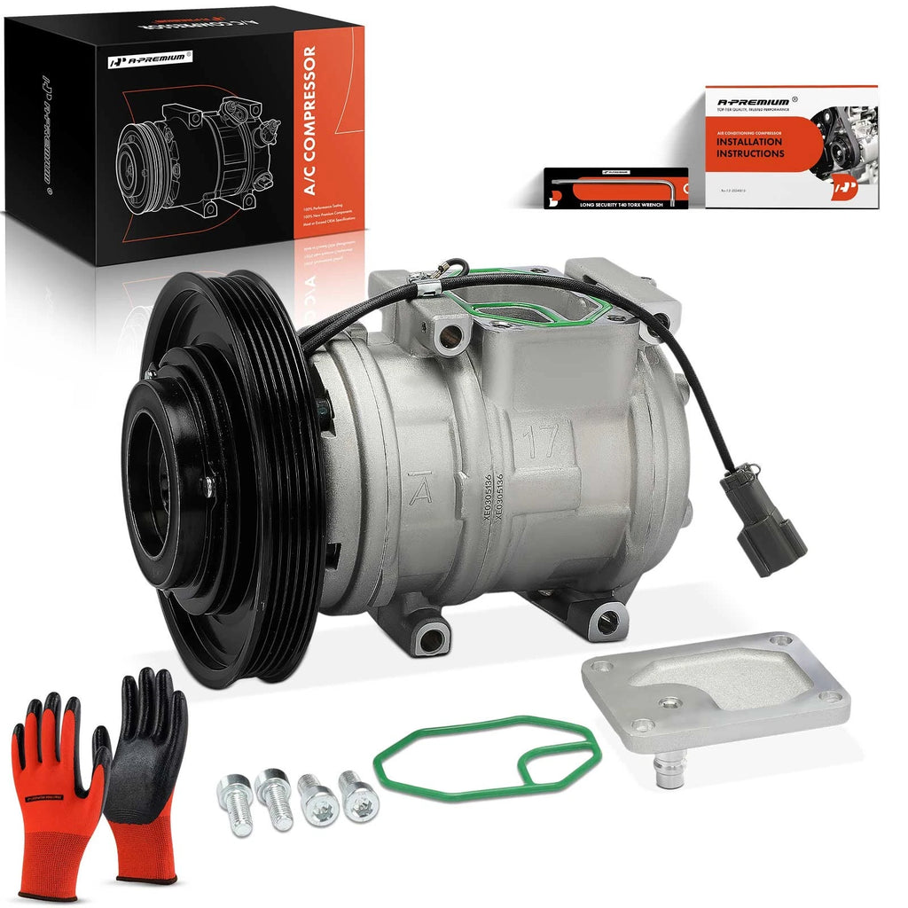 A/C Compressor with Clutch for Honda Accord (1990–1993)