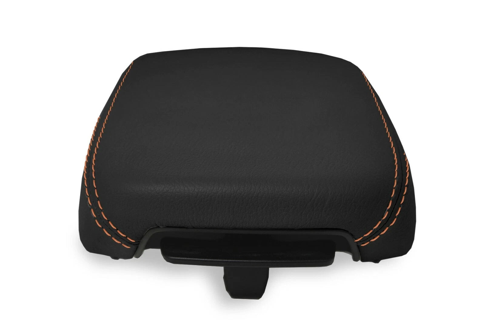 Console Lid Armrest Cover for Hyundai Kona (2018–2020) Orange Stitch