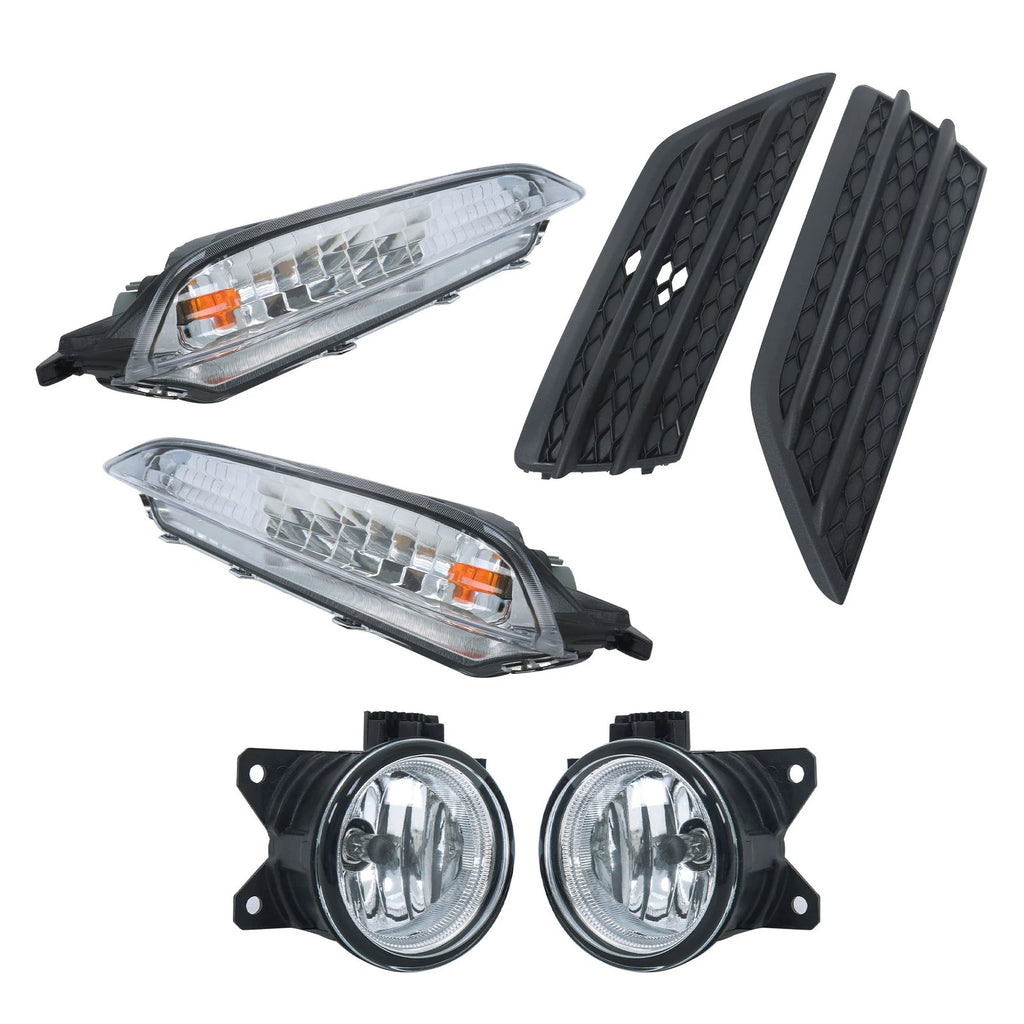 Set of 2 Front Bumper Fog Lights for Honda Pilot (2016-2018) Clear