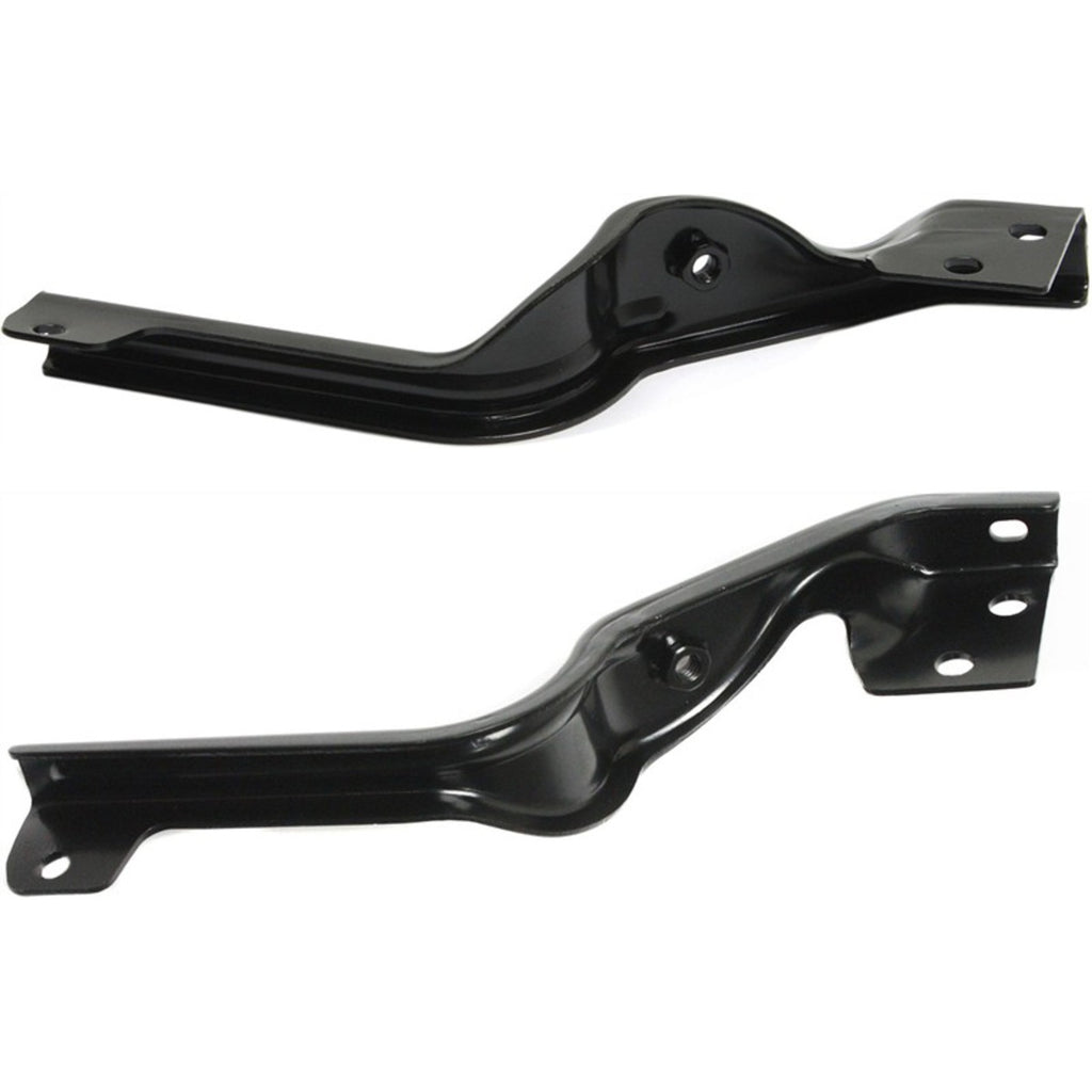 Set of 2 Lower Radiator Supports for BMW 328i (2012–2016) Black