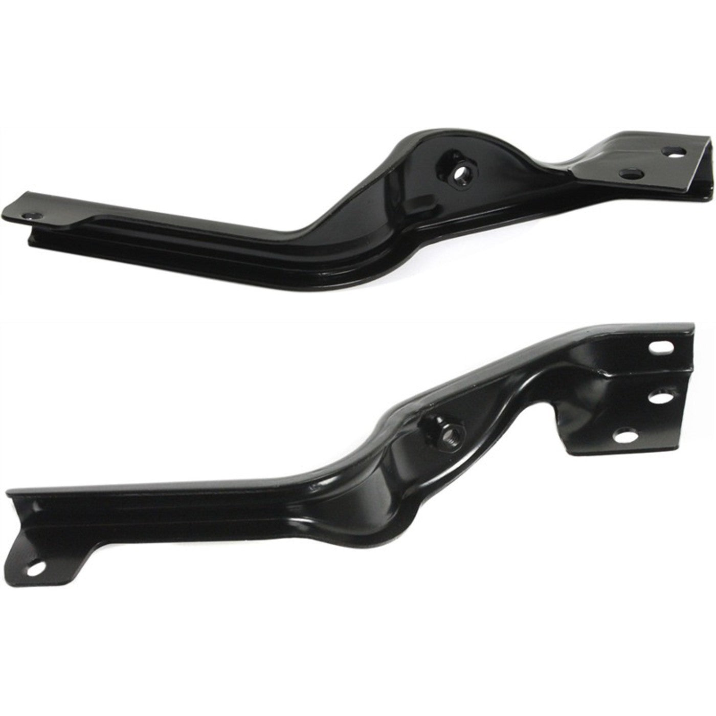 Set of 2 Lower Radiator Supports for BMW 328i (2012–2016) Black