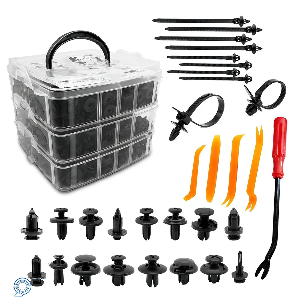 Set of 10 Push Retainers for Various Cars (Universal Fit)