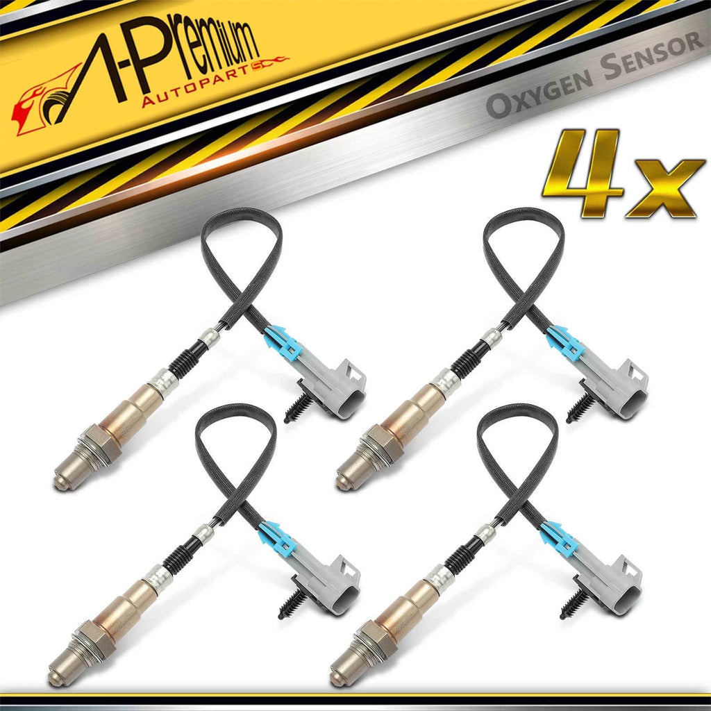 Set of 4 O2 Oxygen Sensors for Silverado 1500 (2000â2002)