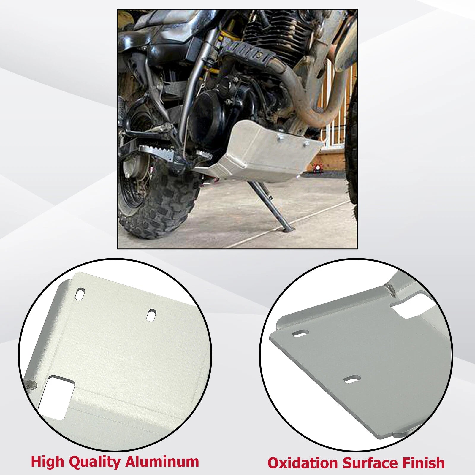 Aluminum Skid Plate Engine Guards for Yamaha TW200 (1987–2024)