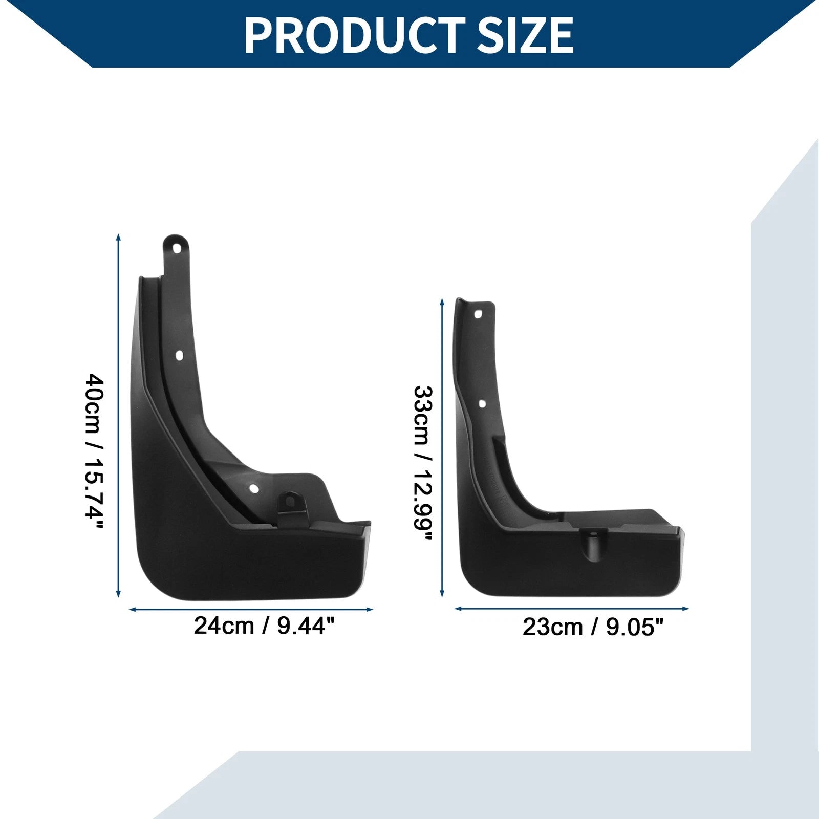 Set of 4 Mud Flaps Splash Guards for BMW 5 Series (2024)