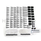 Complete Fairing Bolt Kit for Kawasaki (Chrome CNC Alloy)