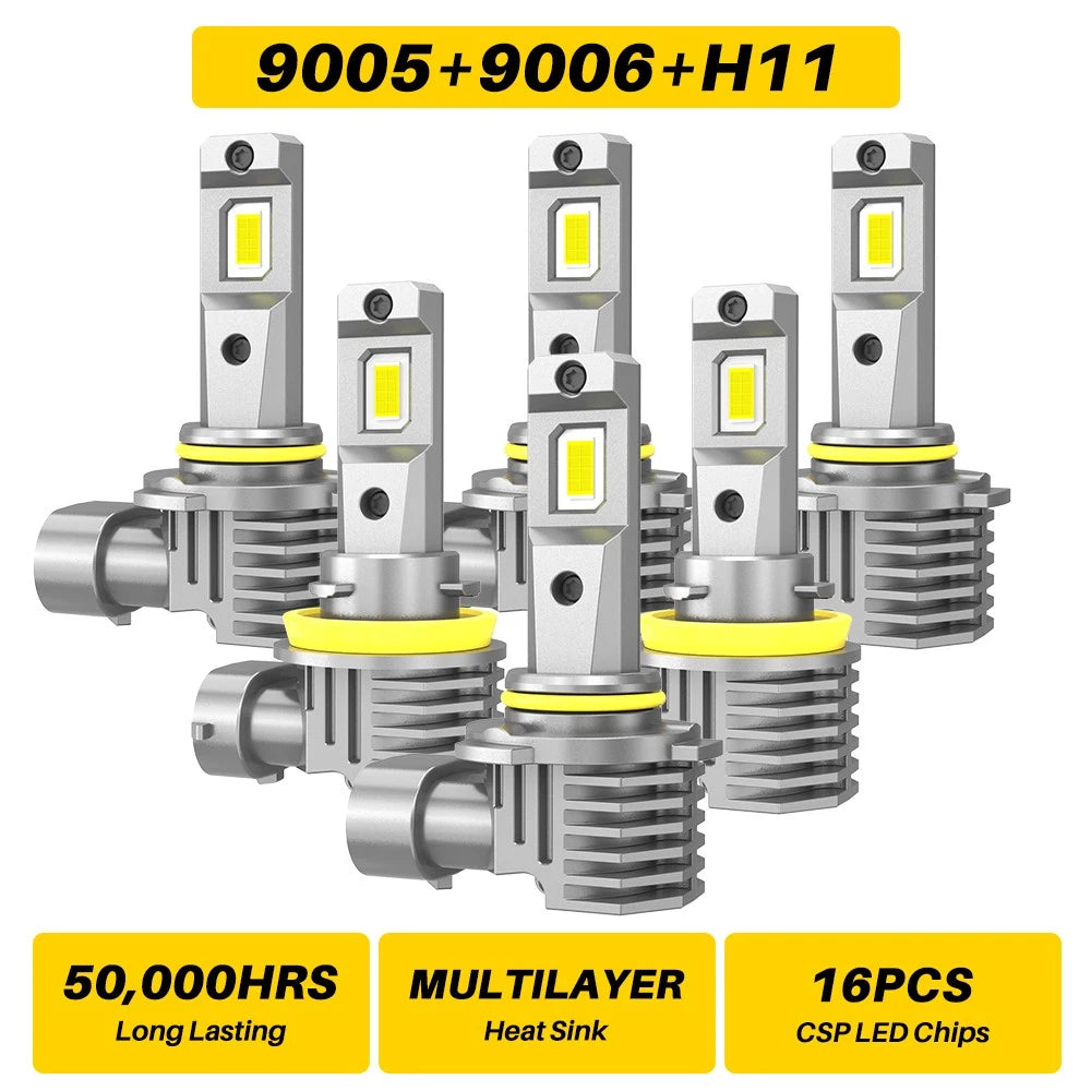 H11 9007 LED Headlight Kit for