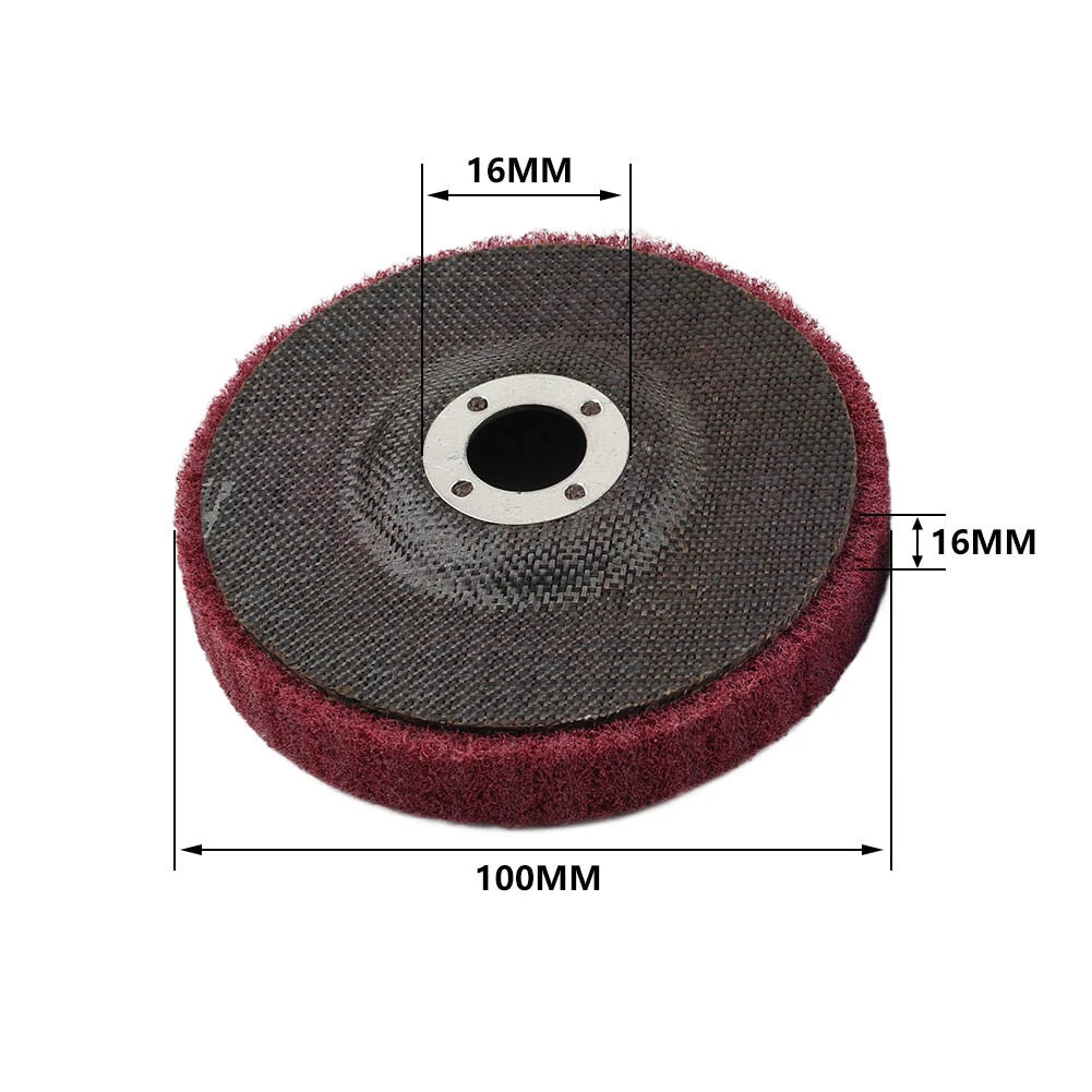 100mm Nylon Fiber Flap Buffing Wheel for Angle Grinder (Universal)