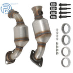 Set of 2 Front Exhaust Catalytic Converters for Jeep Liberty (2002–2003)