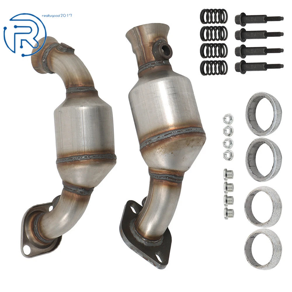 Set of 2 Front Exhaust Catalytic Converters for Jeep Liberty (2002–2003)