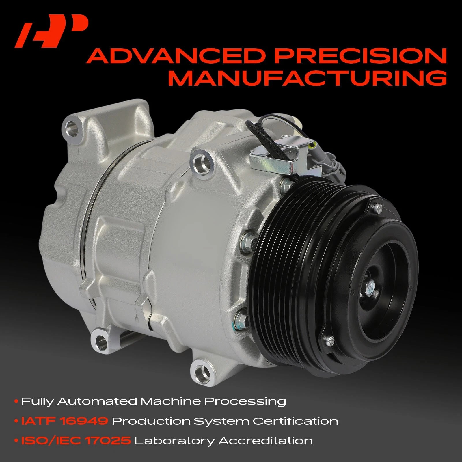 AC Compressor with Clutch for Toyota Sienna and Venza (2007–2010)
